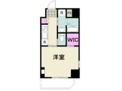 コンフォール玉川台(1K/1階)の間取り写真