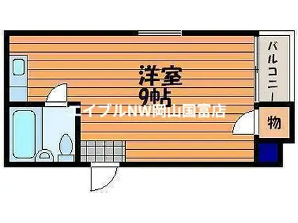 SOハイツ(ワンルーム/3階)の間取り写真