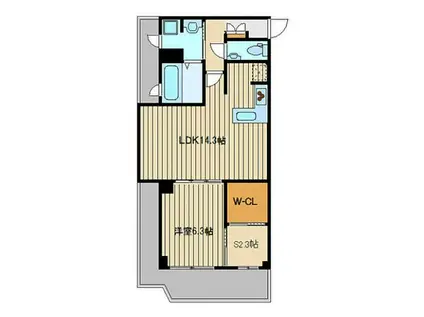 KEN・GRACE練馬(1SLDK/4階)の間取り写真