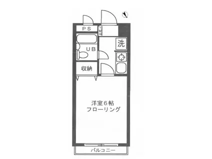 プライム・コア溝の口(1K/4階)の間取り写真
