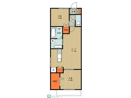 戸塚東1丁目D-ROOM計画(2LDK/2階)の間取り写真