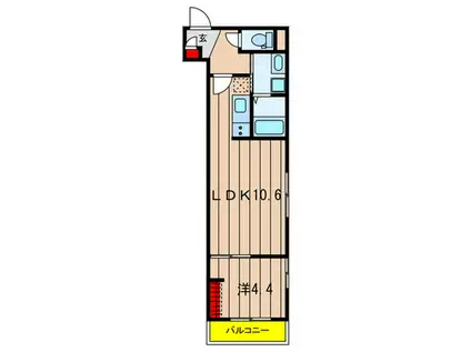 タウンハウス日吉T(1LDK/3階)の間取り写真