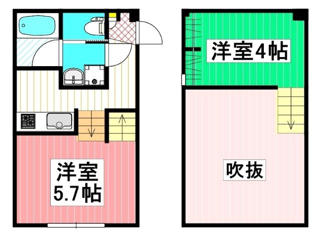 APRISE田崎本町(ワンルーム/1階)の間取り写真