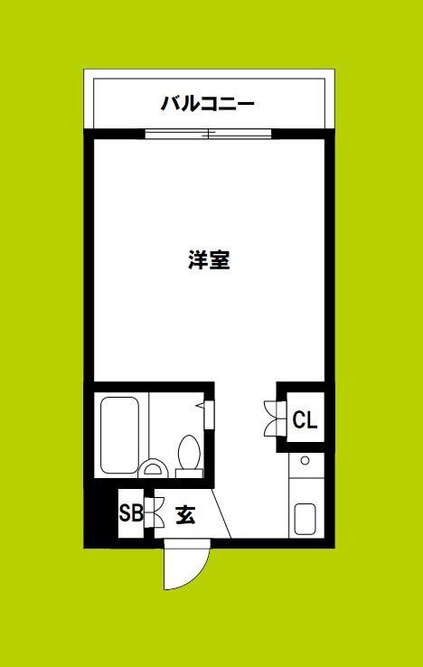 ラフィナート(ワンルーム/5階)の間取り写真