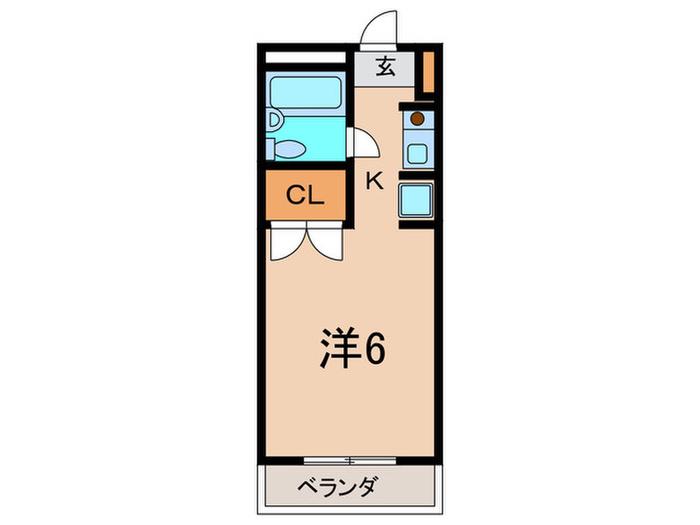 RENATUS伊丹(1K/4階)の間取り写真