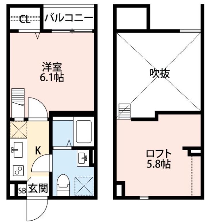 MAISON TSURUHASHI(1K/1階)の間取り写真