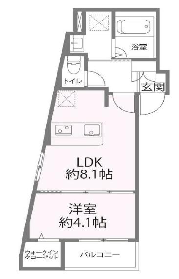 SIERRA深江南(1LDK/3階)の間取り写真