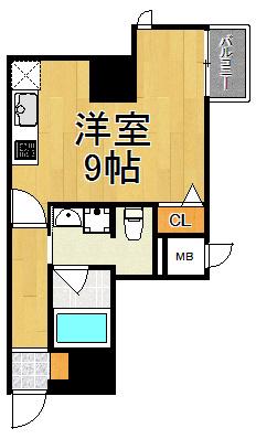 ソルセレジェイラ(1K/3階)の間取り写真