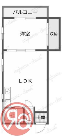 エスタイルKOSEI(1LDK/3階)の間取り写真