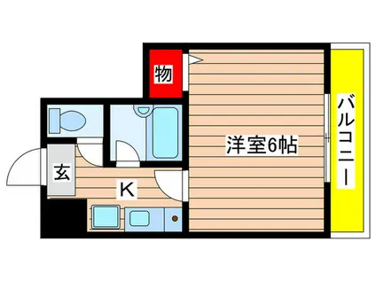 VIVIAN尾頭橋(1K/5階)の間取り写真