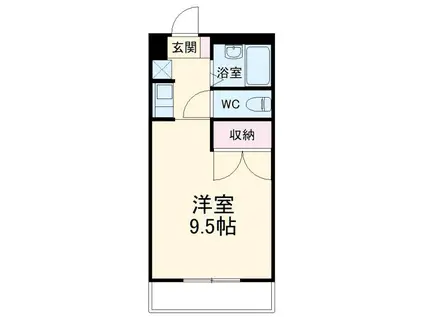 MH-ARCHANNOKI(ワンルーム/2階)の間取り写真