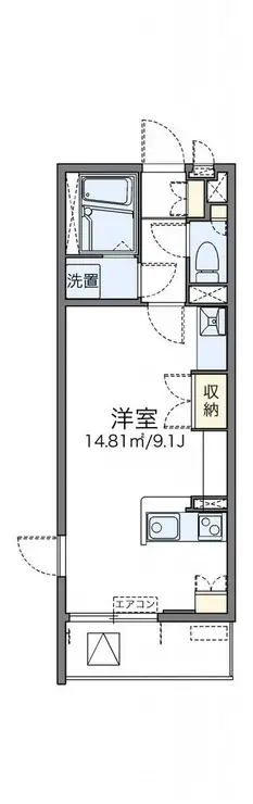 レオネクスト江原 3階階 間取り