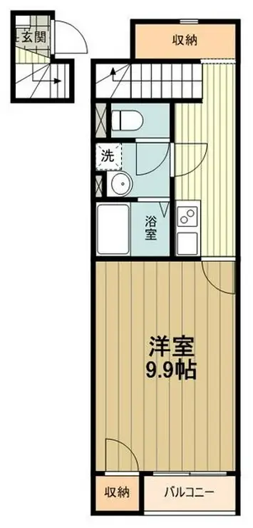 レオネクストからん 2階階 間取り