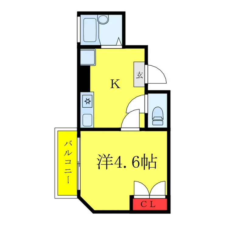 ロジュマン大裕 4階階 間取り