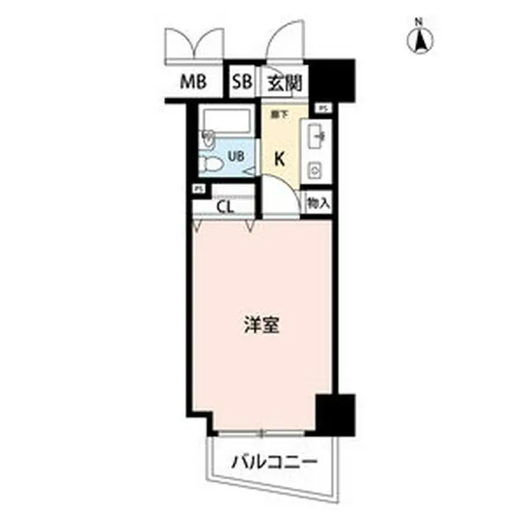 ダイホープラザ上落合 6階階 間取り