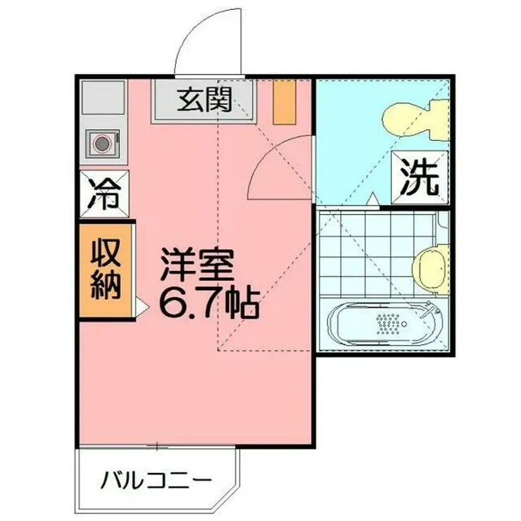 アザレア湘南 2階階 間取り