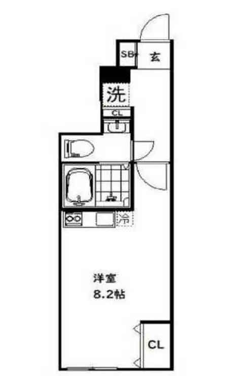 ガーデンパレス高円寺 1階階 間取り