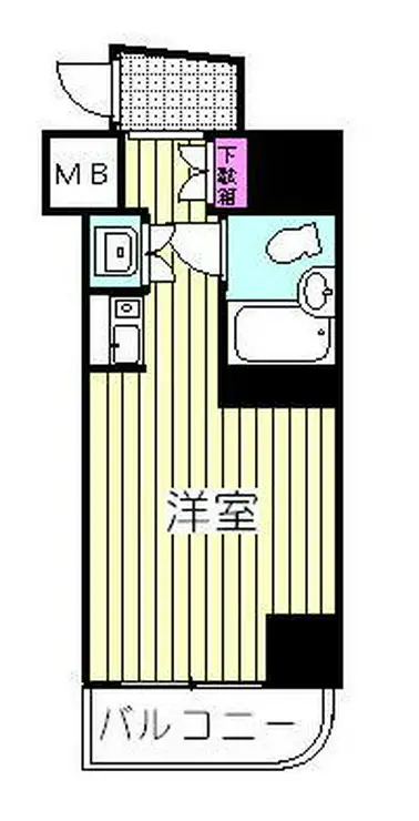ホーユウコンフォルト西川口 7階階 間取り