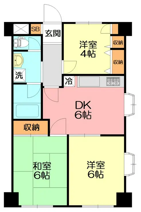 アルテハイム厚木 2階階 間取り