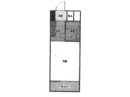 日神パレス西台第2(ワンルーム/6階)の間取り写真