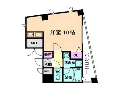 SHINKOU HOUSE HOTARUGAIKE(ワンルーム/2階)の間取り写真