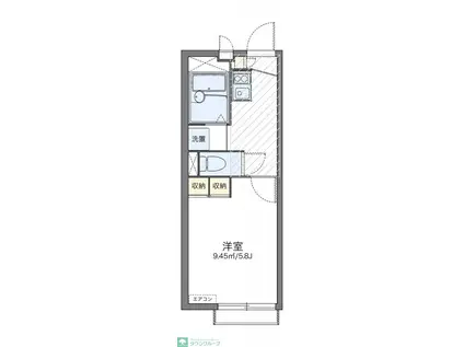 レオパレスコニファーII(1K/2階)の間取り写真