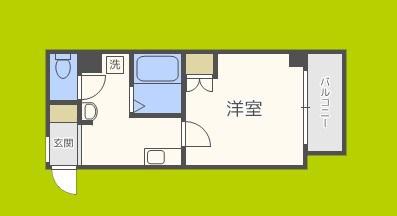 MY江之子島マンション(1K/4階)の間取り写真