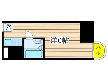 ホワイトシャトー熱田(ワンルーム/5階)の間取り写真