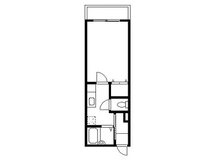 アイル中野(1K/2階)の間取り写真