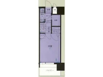 エステート・モア・薬院駅前(1K/9階)の間取り写真