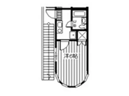 SHドーム A(1K/2階)の間取り写真