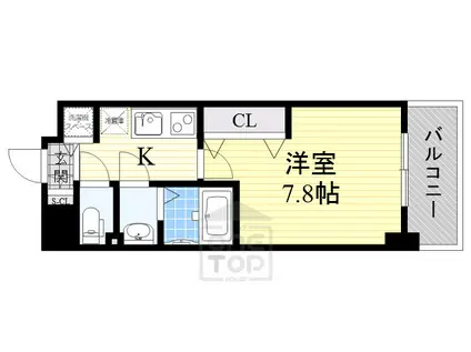 ラ メゾン クレール(2LDK/2階)の間取り写真