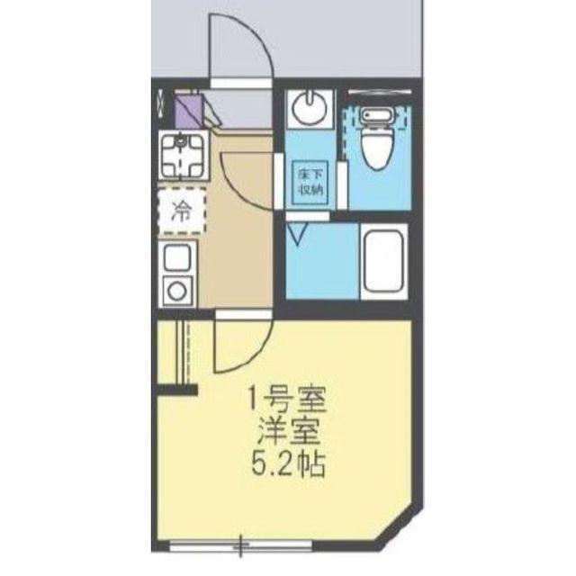 ブルーミング横浜ガーデン(1K/3階)の間取り写真