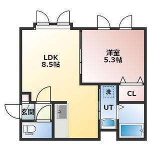  エスパニア札幌II (1LDK/3階)の間取り写真