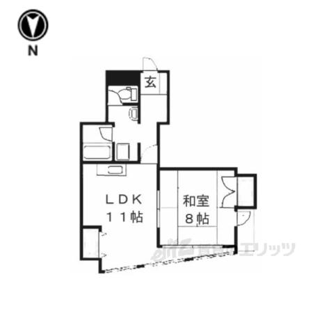 中谷ビルPART3(1LDK/3階)の間取り写真