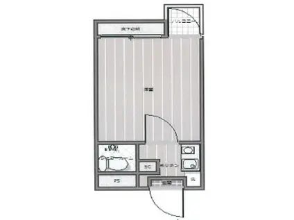 トーシンコーポ円山(1K/4階)の間取り写真