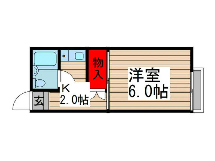 パレーシャルマバシ 1階階 間取り