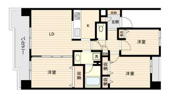 ドゥーエ練馬 3階階 間取り