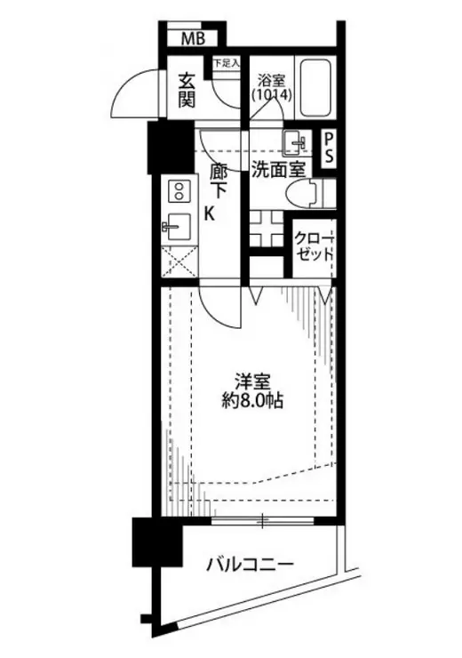 プレール・ドゥーク永福町 6階階 間取り