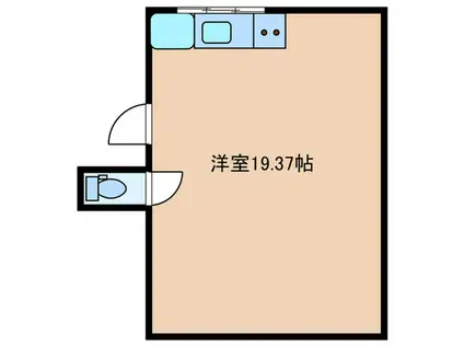 大慶ビル(ワンルーム/B1階)の間取り写真