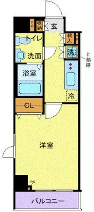 グランフォース横浜関内 5階階 間取り