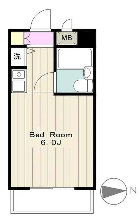 キャッスルマンション橋本 5階階 間取り