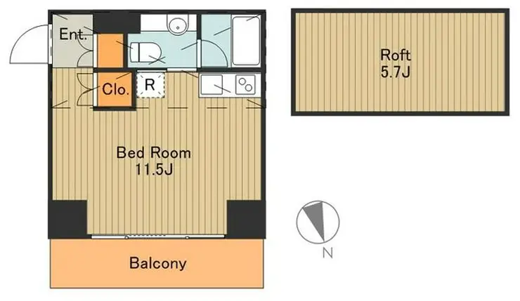 カスタリア中延 10階階 間取り