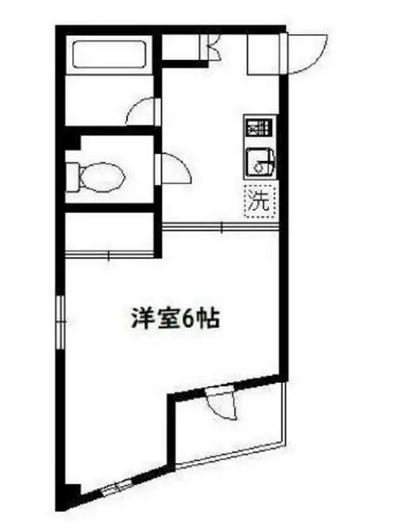 アーバンヴィラ東中野 3階階 間取り