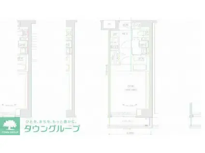 RELUXIA GRANDE 川崎大師公園(1K/6階)の間取り写真