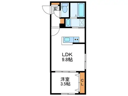 ASTAGE N31 アステージN31(1LDK/4階)の間取り写真