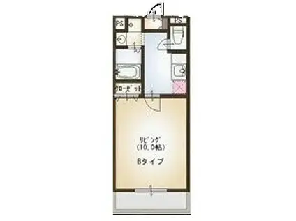 大行院丁スクエア(1K/1階)の間取り写真