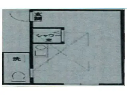 家和パレス(ワンルーム/1階)の間取り写真