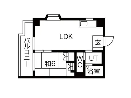 ネクストライフ白沢(1LDK/3階)の間取り写真