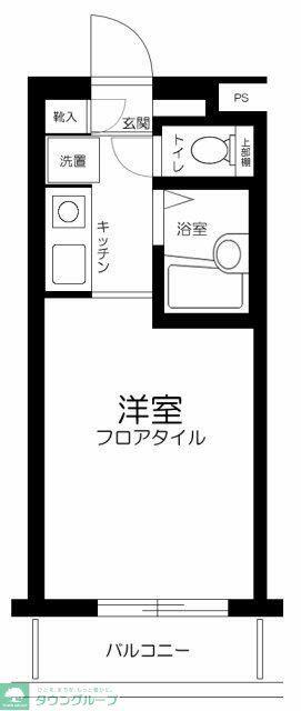 スカイコート荻窪第5(ワンルーム/3階)の間取り写真